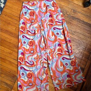 Cider Multicolor Swirl Wide Leg Pants